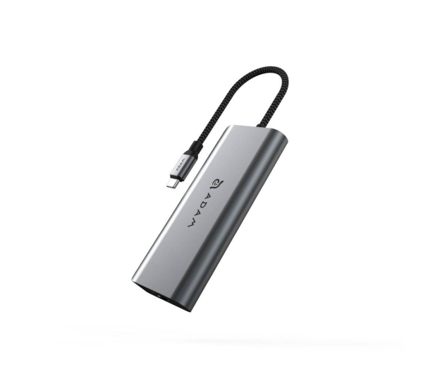 ADAM elements CASA HUB A01s USB-C 4K 6 + kabel MFi-Certified USB-A/USB-C AEAAPADHUBA01SGY - 1150085 - zdjęcie 2
